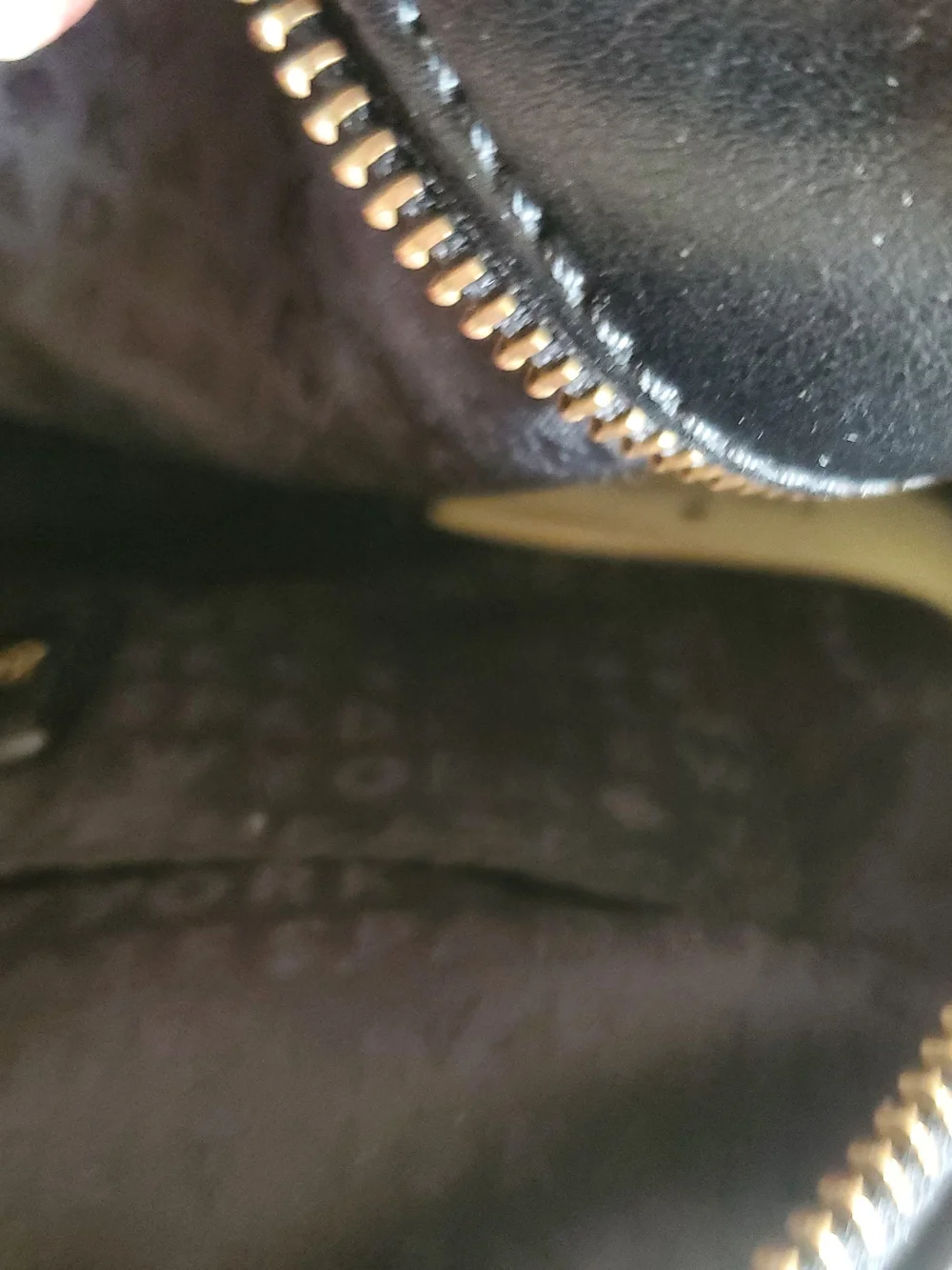 kate spade Black Studded Satchel with Gold Hardware